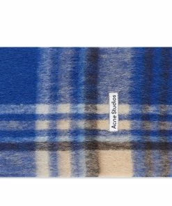 Acne Studios Vana Mohair Check Scarf
