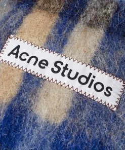 Acne Studios Vana Mohair Check Scarf -Scarves popular store 25 07 2022 NS CA0146 CZ6 2 1