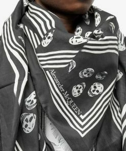 Alexander McQueen Vortex Skull Print Scarf -Scarves popular store 26 02 2023 BLR 7064784736Q 1078 8 1