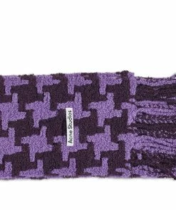 Acne Studios Vadik Houndstooth Scarf