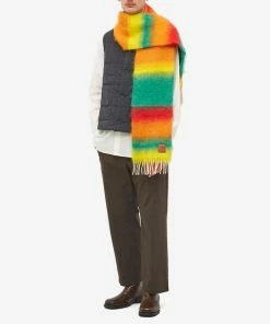 Loewe Mohair Stripe Scarf -Scarves popular store 26 07 2022 BLR F000487XDW 4061 m7 1