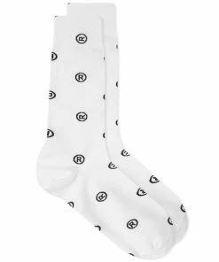 Martine Rose Registered Logo Socks