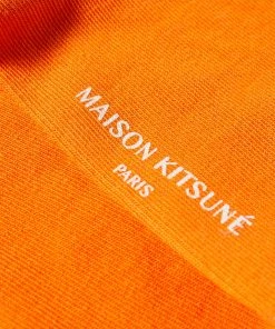 Maison Kitsune Fox Head Socks -Scarves popular store 27 02 23 JF DU06403KT0010 P851 2 1