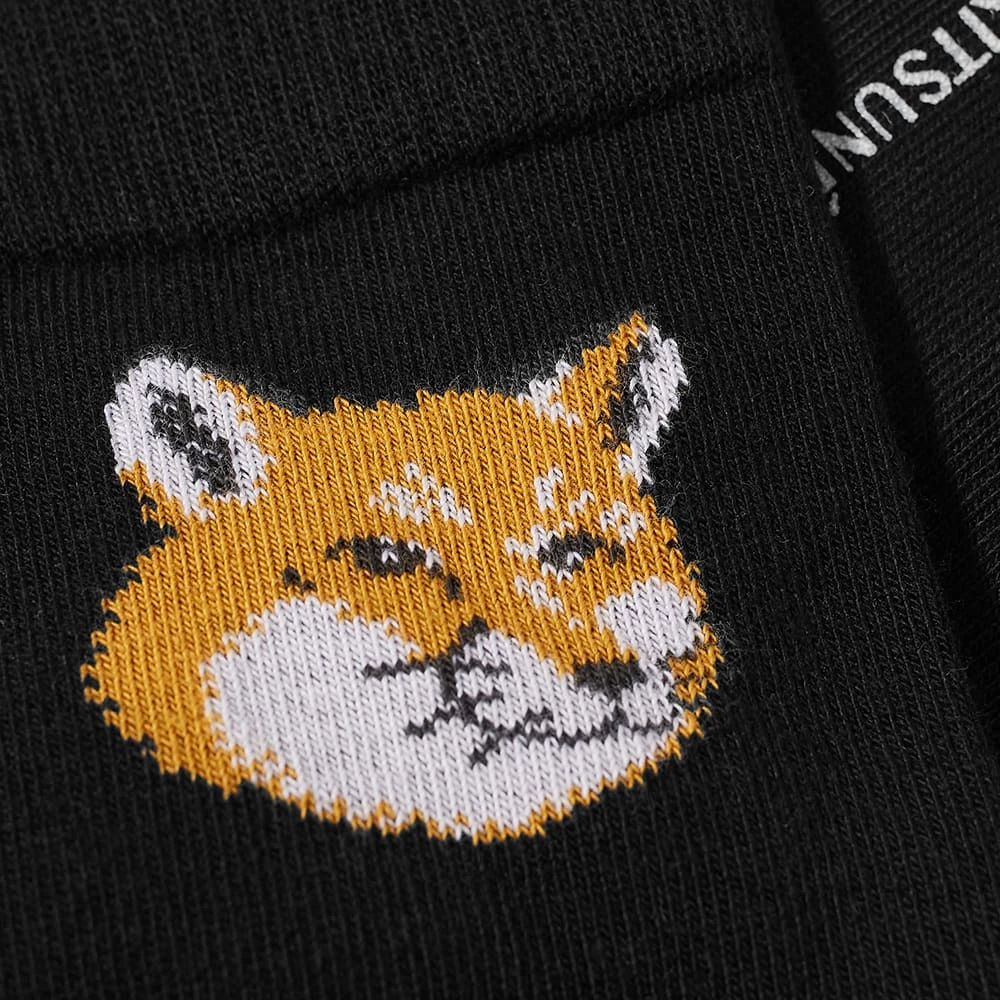 Maison Kitsune Maison Kitsuné Fox Head Sock 4 Maison Kitsune Maison Kitsuné Fox Head Sock - Image 2