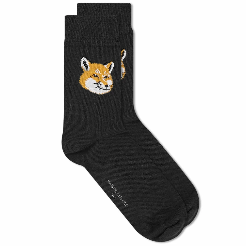 Maison Kitsune Maison Kitsuné Fox Head Sock 3 Maison Kitsune Maison Kitsuné Fox Head Sock
