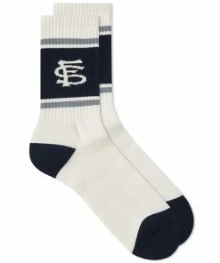 Flagstuff Line Logo Sock