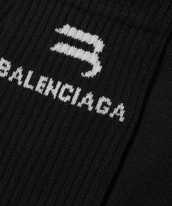 Balenciaga Sports Logo Socks -Scarves popular store 30 03 2021 MB 659279 472B4 1077 2 1