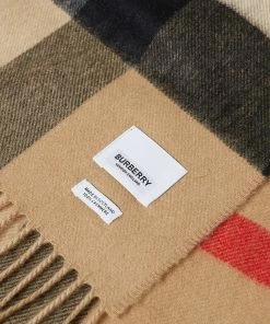 Burberry Cashmere Mega Check Scarf -Scarves popular store 8 12 22 JF 8056851 A7026 3 1